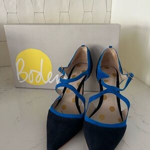 Boden Women's Blue Strappy Heels